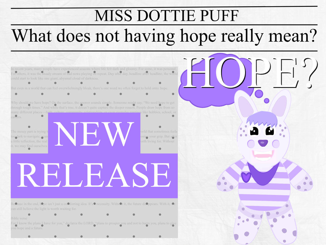 What does not having hope really mean?