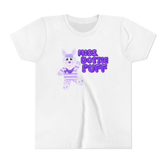 Miss Dottie Puff Waving Kids Short Sleeve Tee