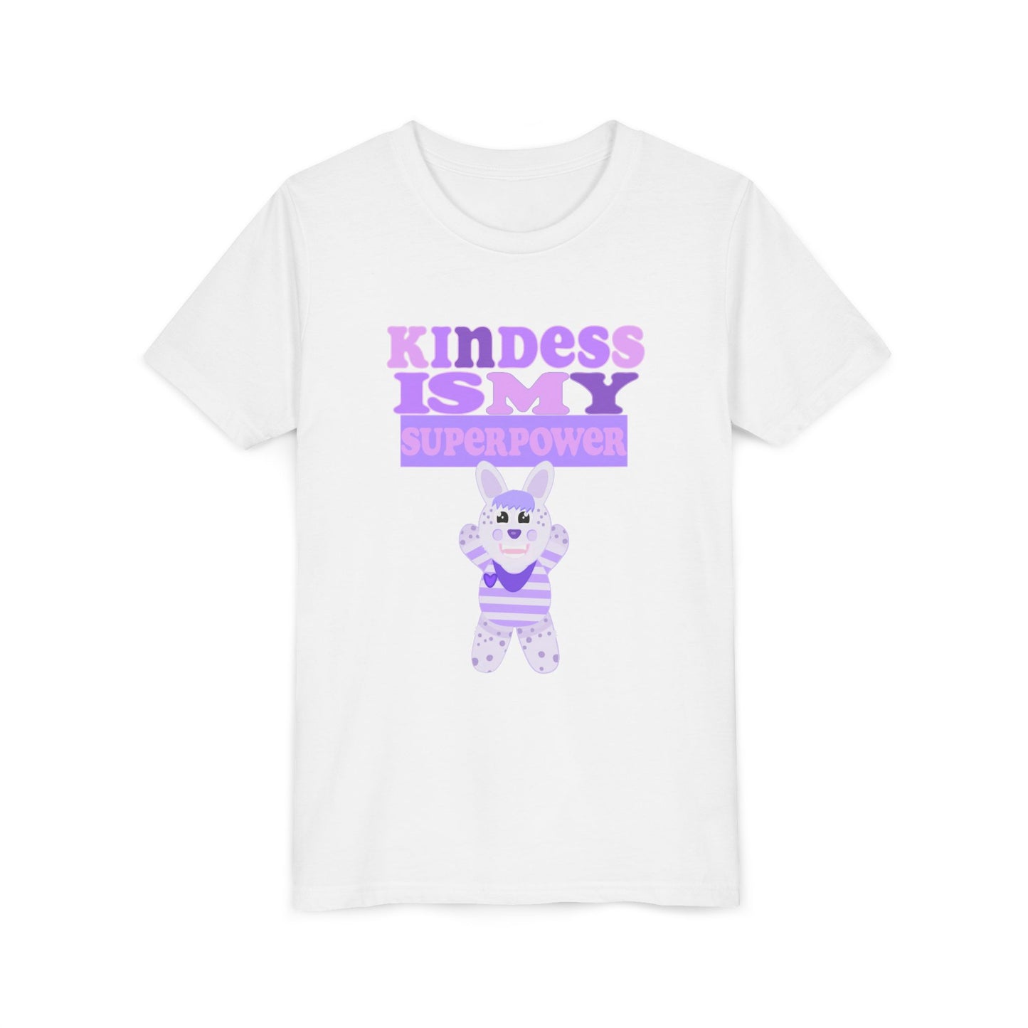 Miss Dottie Puff Kindness Is My Superpower Kids Short Sleeve Tee