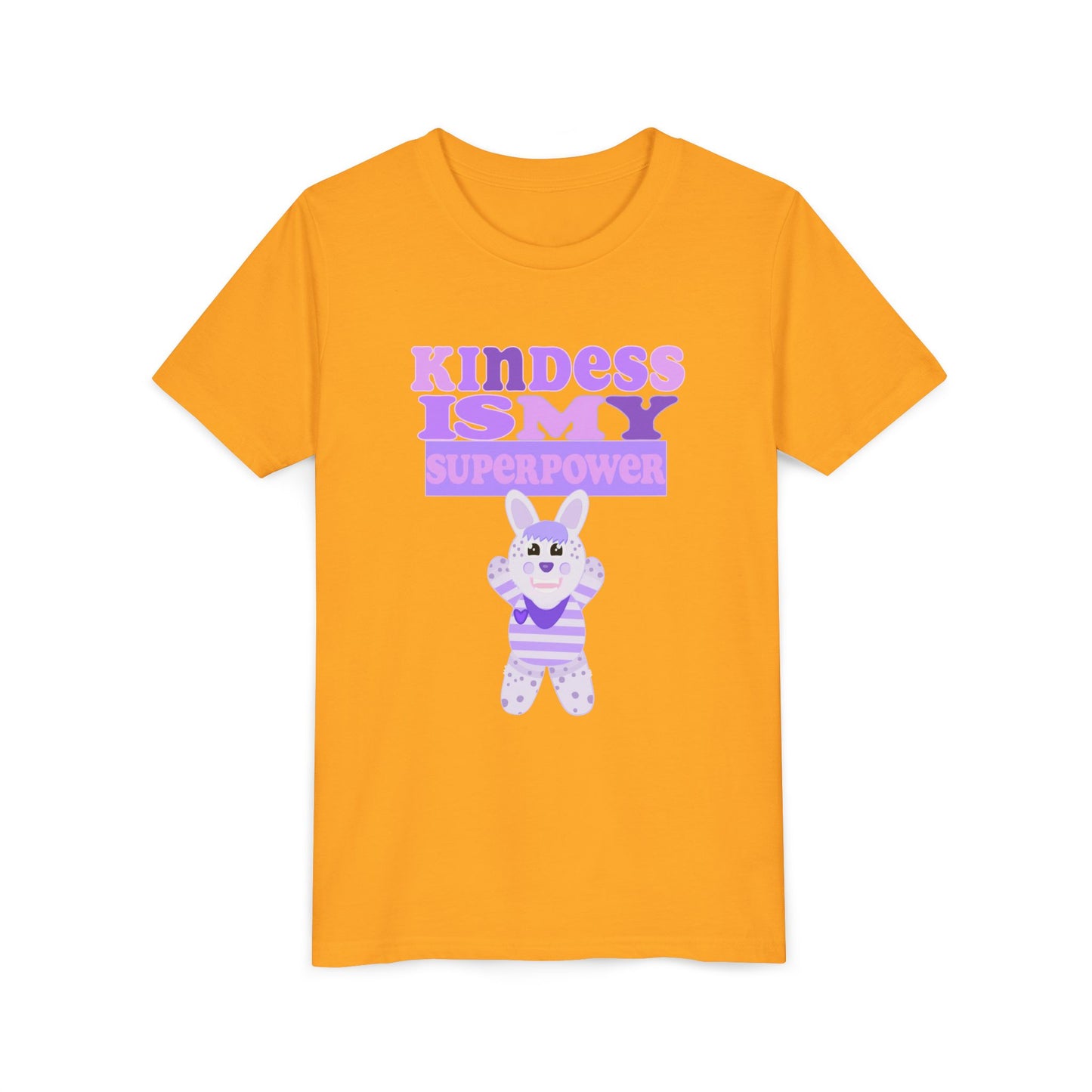 Miss Dottie Puff Kindness Is My Superpower Kids Short Sleeve Tee