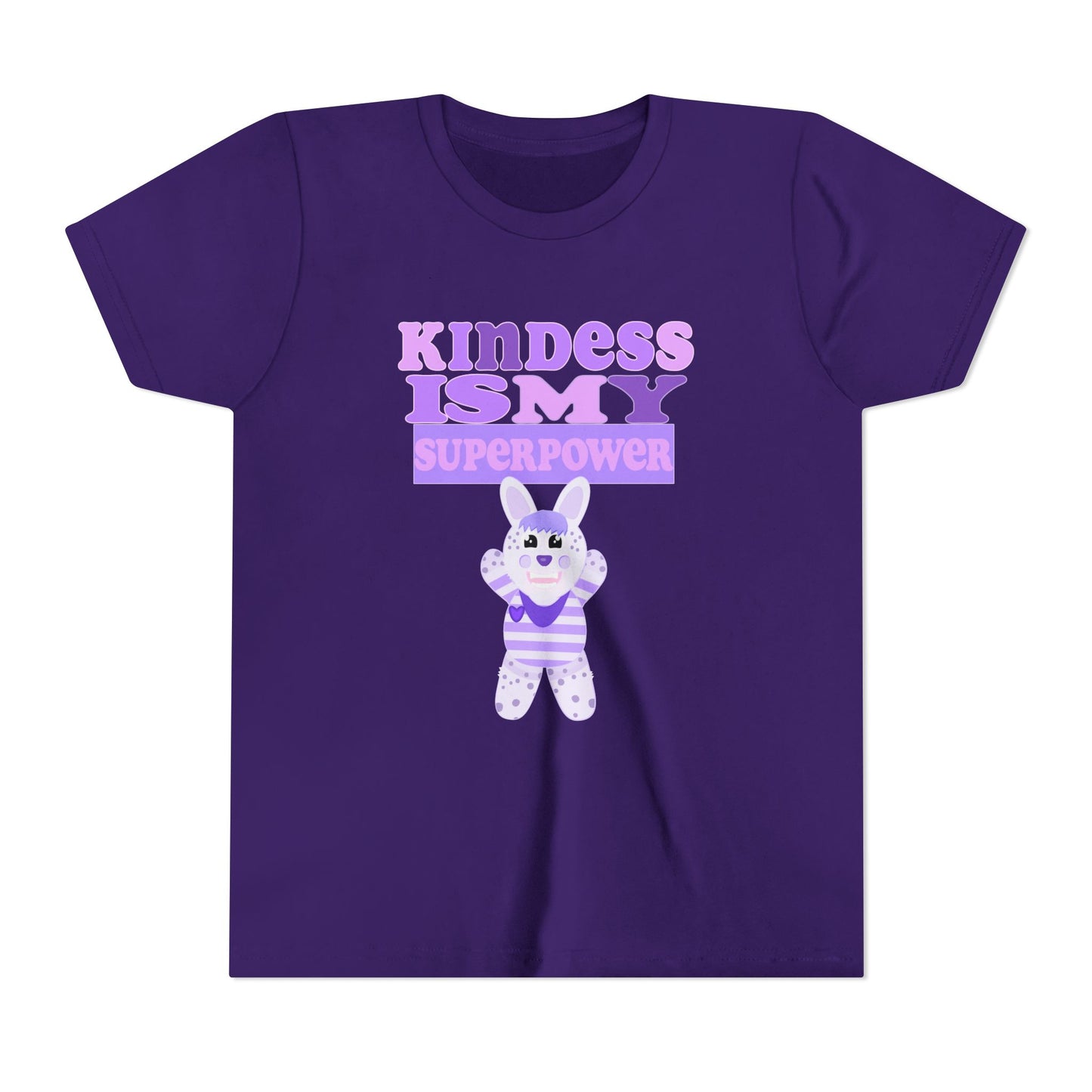 Miss Dottie Puff Kindness Is My Superpower Kids Short Sleeve Tee