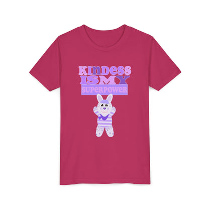 Miss Dottie Puff Kindness Is My Superpower Kids Short Sleeve Tee