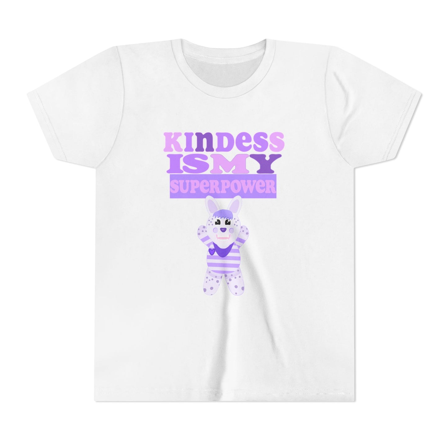 Miss Dottie Puff Kindness Is My Superpower Kids Short Sleeve Tee