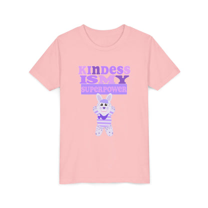 Miss Dottie Puff Kindness Is My Superpower Kids Short Sleeve Tee