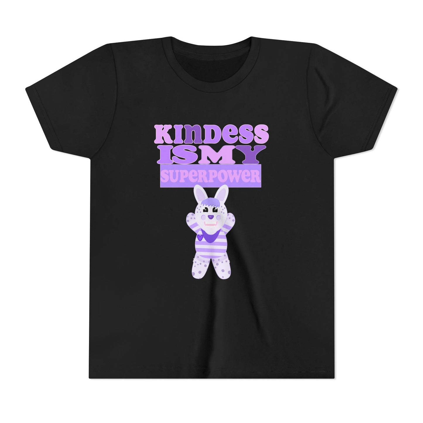 Miss Dottie Puff Kindness Is My Superpower Kids Short Sleeve Tee