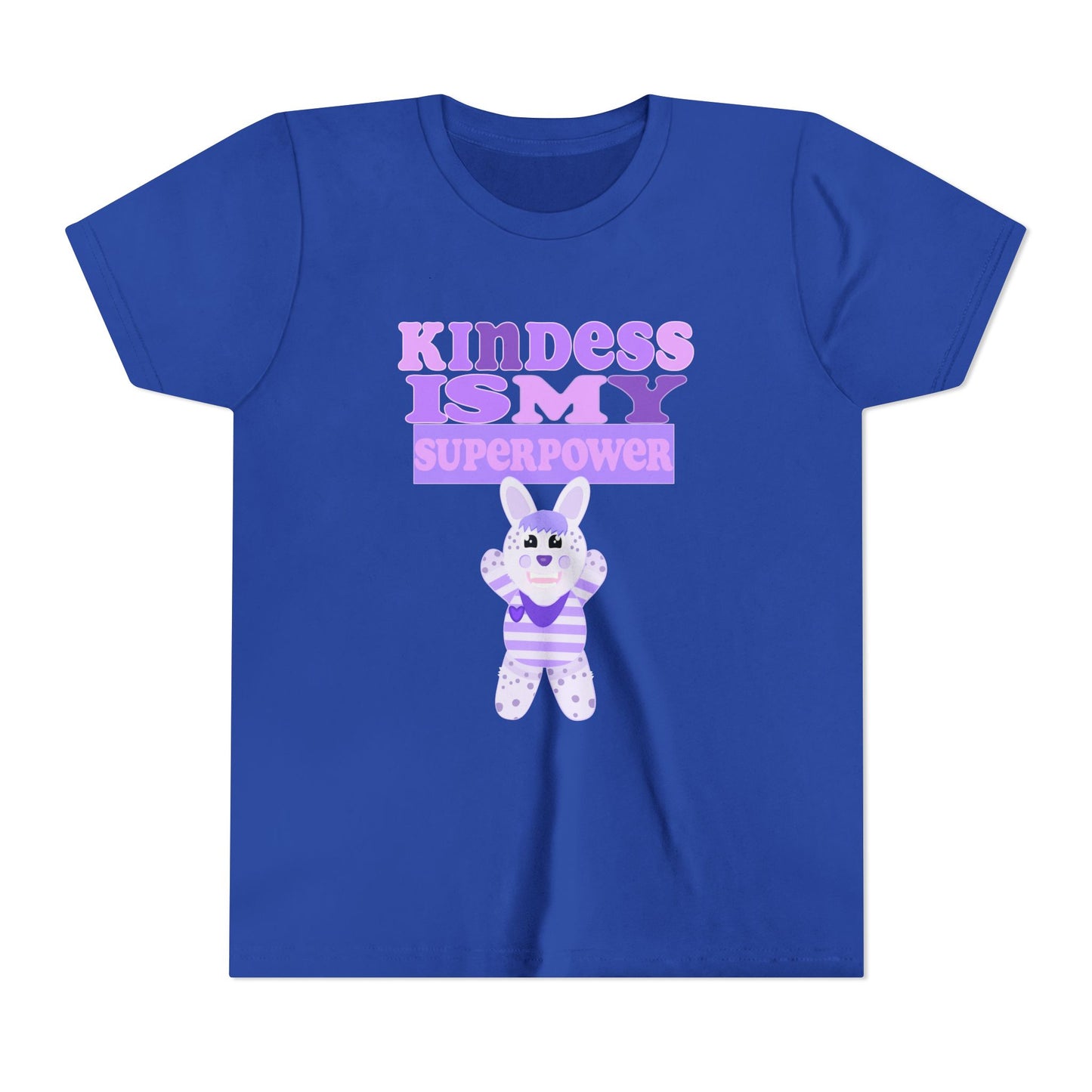 Miss Dottie Puff Kindness Is My Superpower Kids Short Sleeve Tee