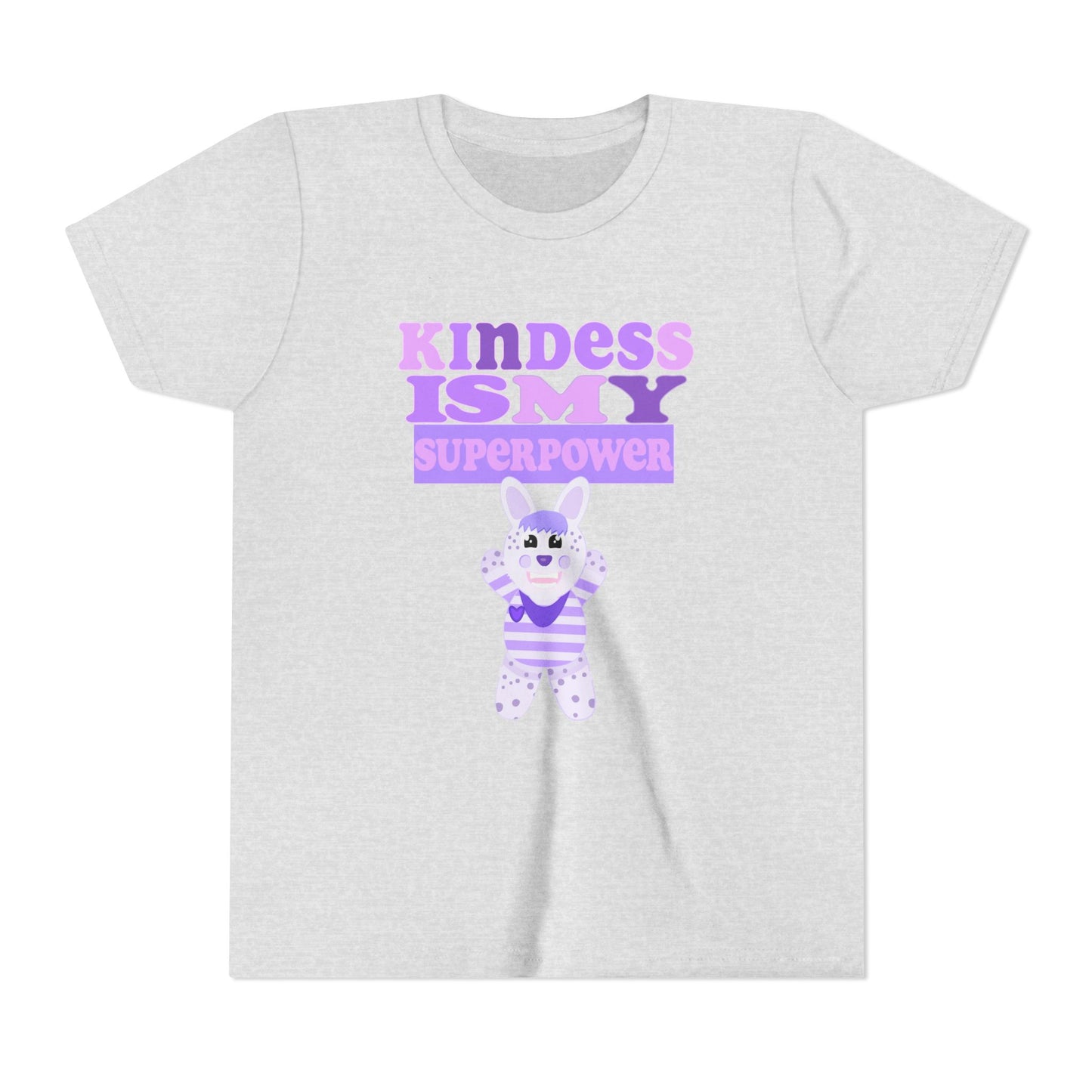 Miss Dottie Puff Kindness Is My Superpower Kids Short Sleeve Tee