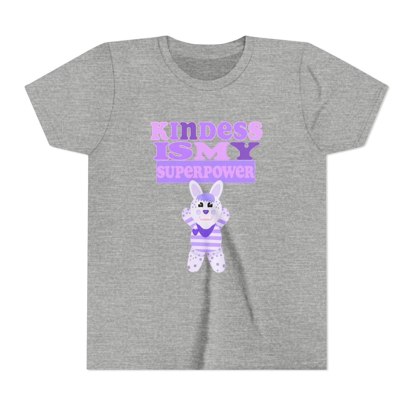 Miss Dottie Puff Kindness Is My Superpower Kids Short Sleeve Tee