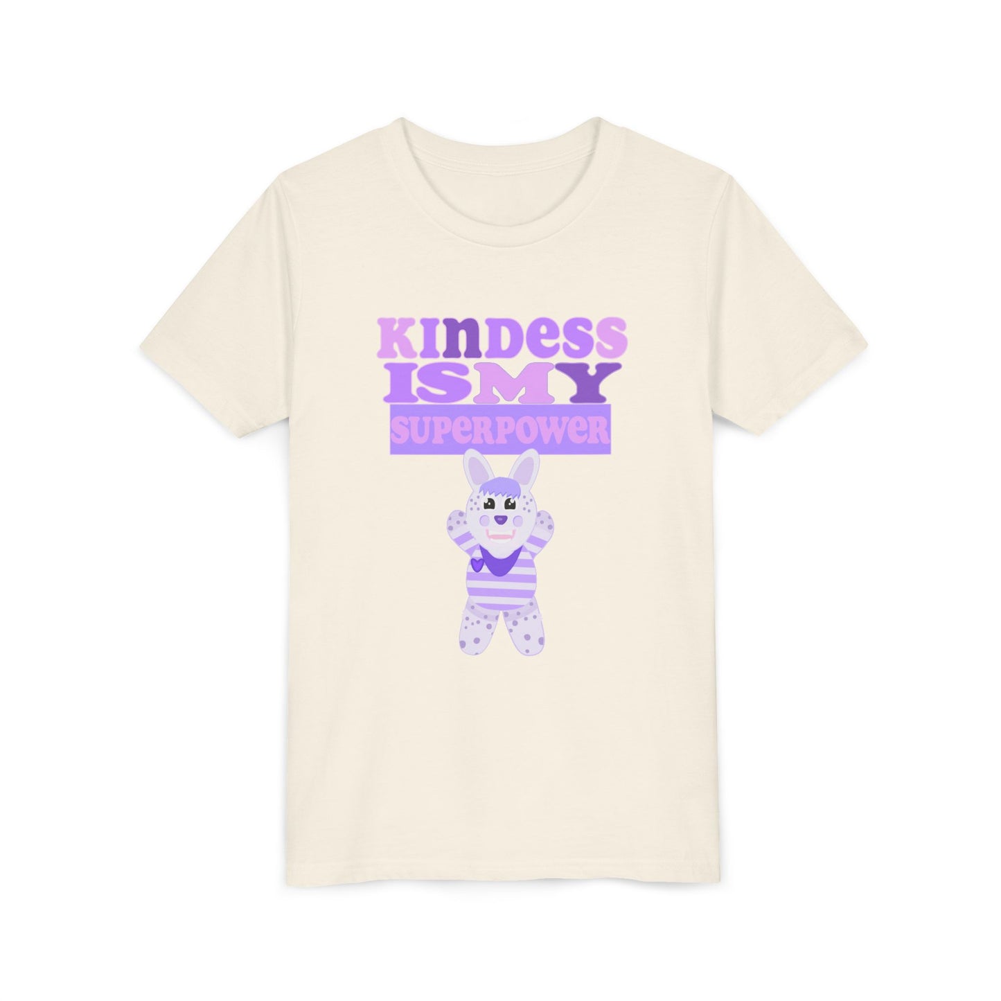 Miss Dottie Puff Kindness Is My Superpower Kids Short Sleeve Tee