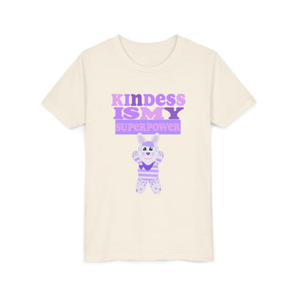 Miss Dottie Puff Kindness Is My Superpower Kids Short Sleeve Tee