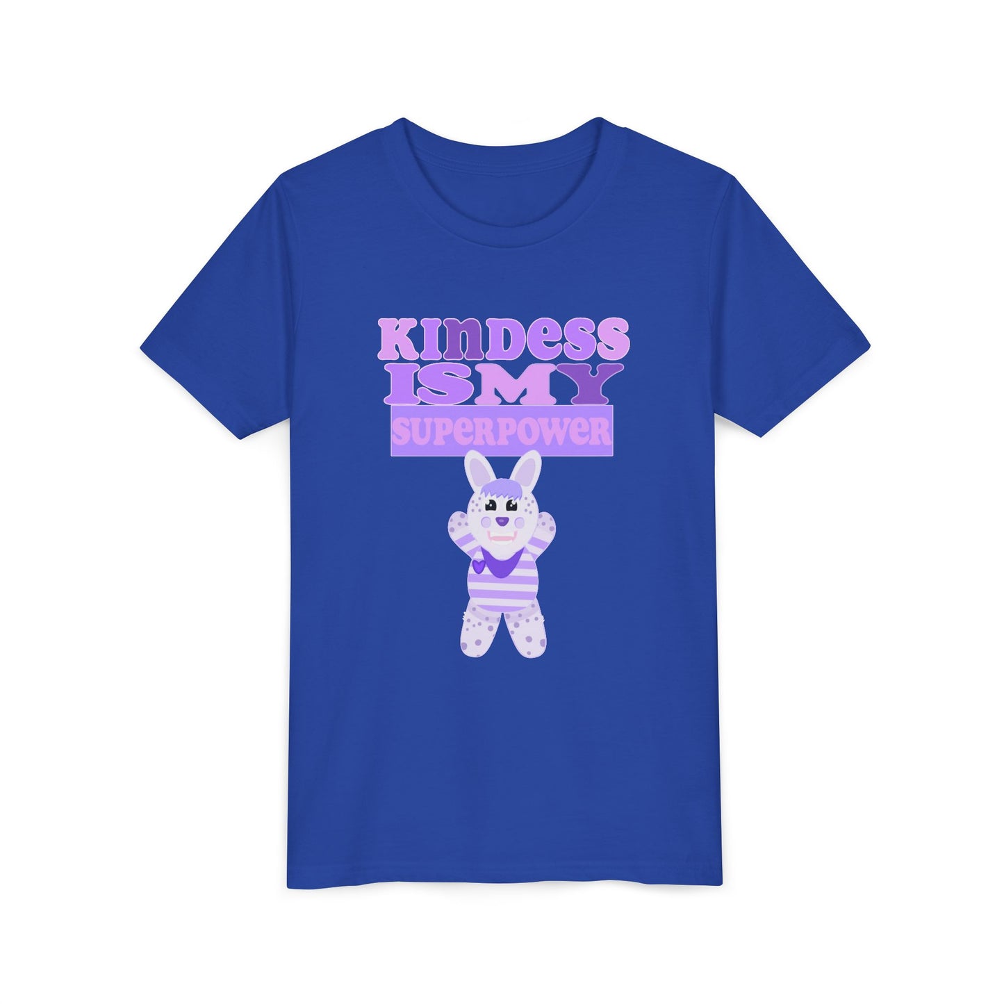 Miss Dottie Puff Kindness Is My Superpower Kids Short Sleeve Tee