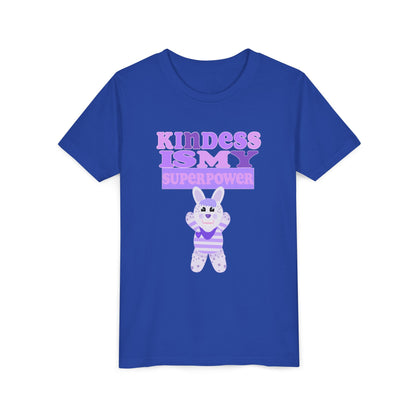 Miss Dottie Puff Kindness Is My Superpower Kids Short Sleeve Tee