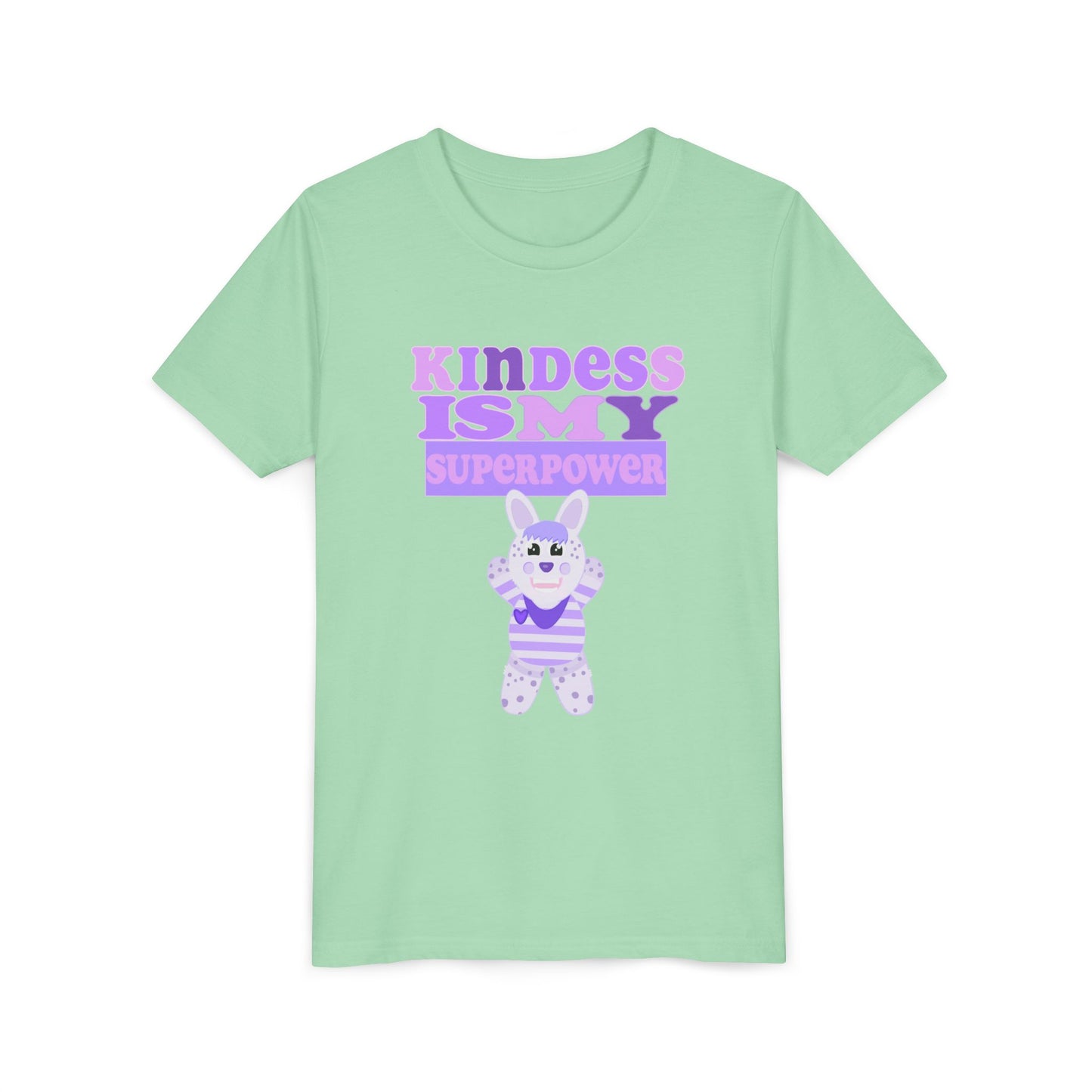 Miss Dottie Puff Kindness Is My Superpower Kids Short Sleeve Tee