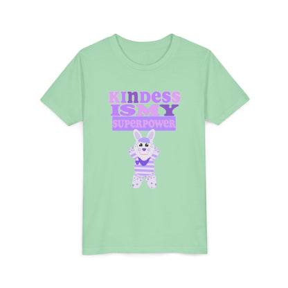 Miss Dottie Puff Kindness Is My Superpower Kids Short Sleeve Tee