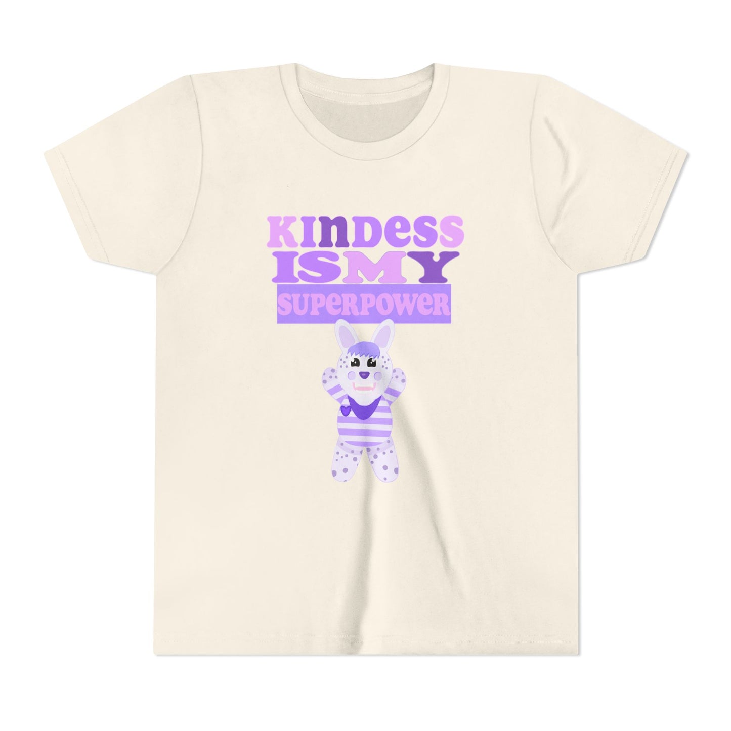 Miss Dottie Puff Kindness Is My Superpower Kids Short Sleeve Tee
