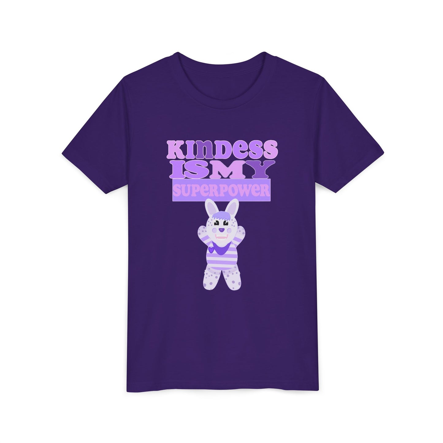 Miss Dottie Puff Kindness Is My Superpower Kids Short Sleeve Tee