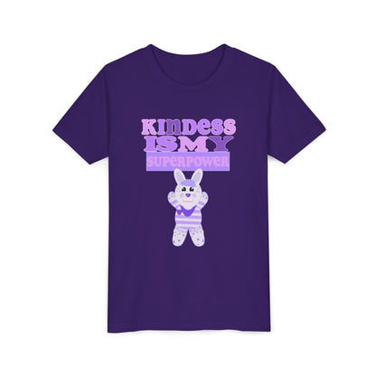 Miss Dottie Puff Kindness Is My Superpower Kids Short Sleeve Tee