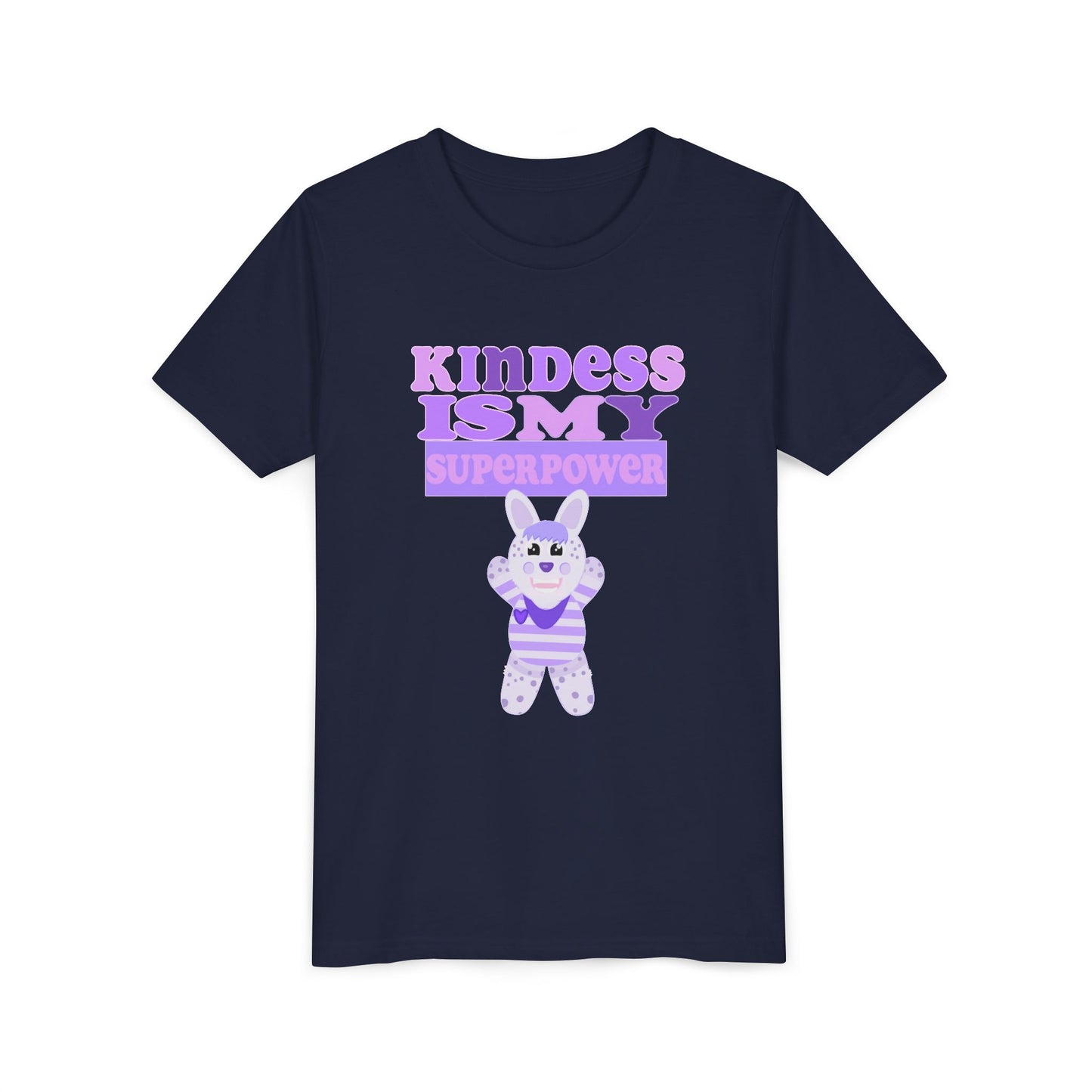 Miss Dottie Puff Kindness Is My Superpower Kids Short Sleeve Tee