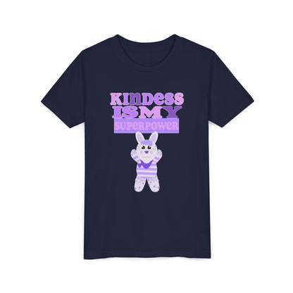 Miss Dottie Puff Kindness Is My Superpower Kids Short Sleeve Tee